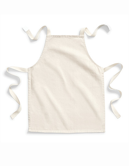 Westford Mill Fairtrade Cotton Junior Craft Apron Natural