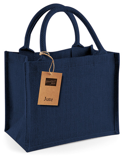Westford Mill Jute Mini Gift Bag Navy