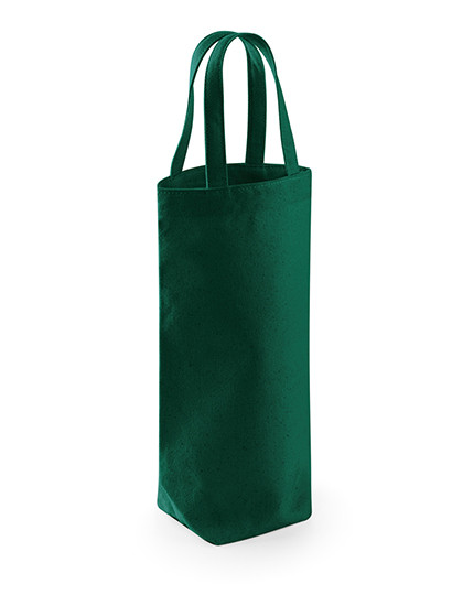 Westford Mill Fairtrade Cotton Bottle Bag Bottle Green