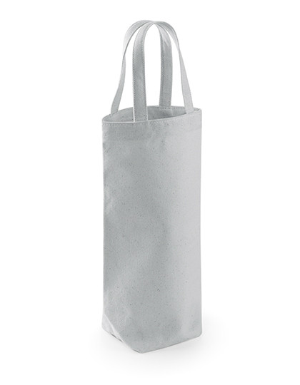 Westford Mill Fairtrade Cotton Bottle Bag Light Grey