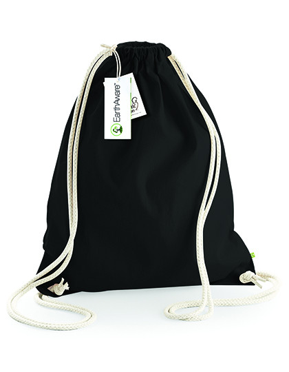 Westford Mill EarthAware® Organic Gymsac Black