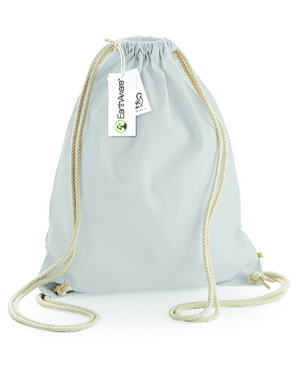 Westford Mill EarthAware® Organic Gymsac Light Grey