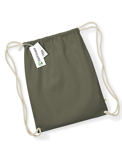 Westford Mill EarthAware® Organic Gymsac Olive Green