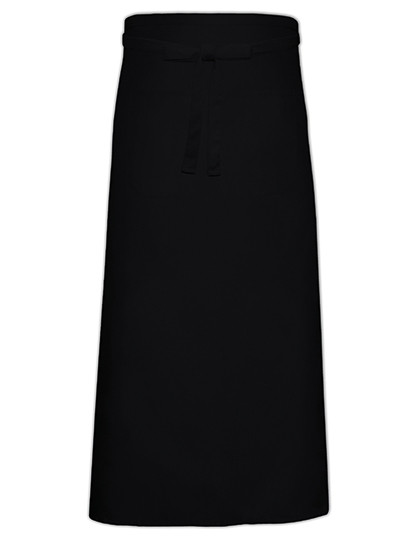 Link Kitchen Wear Bistro Apron XL With Front Pocket Black