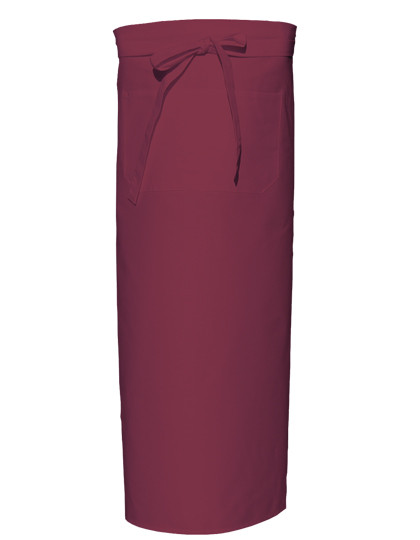 Link Kitchen Wear Bistro Apron XL With Front Pocket Bordeaux