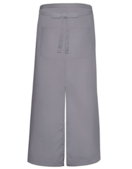Link Kitchen Wear Bistro Apron With Split And Front Pocket Mouse Grey