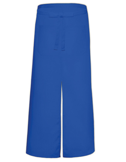 Link Kitchen Wear Bistro Apron With Split And Front Pocket Royal