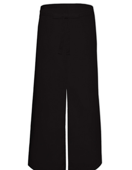 Link Kitchen Wear Bistro Apron With Split Black