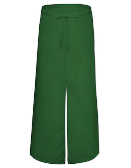Link Kitchen Wear Bistro Apron With Split Bottle Green