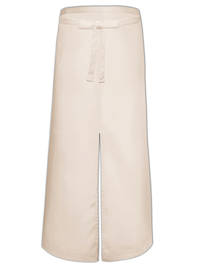 Link Kitchen Wear Bistro Apron With Split Natural (ca. Pantone 7499)