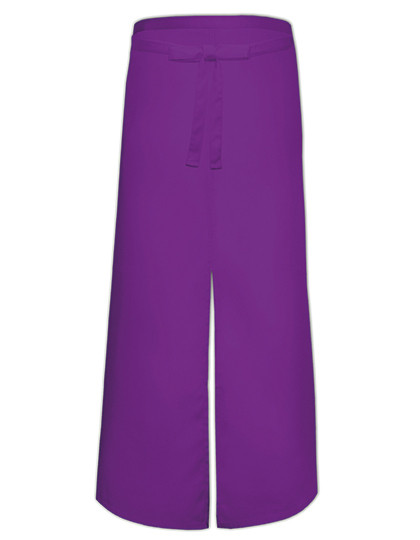 Link Kitchen Wear Bistro Apron With Split Purple