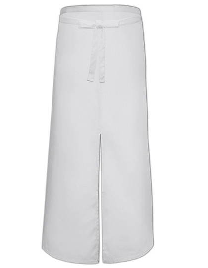 Link Kitchen Wear Bistro Apron With Split White