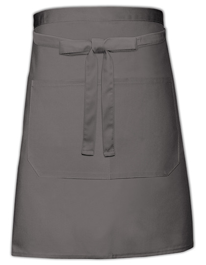 Link Kitchen Wear Baker´s Apron With Pocket Dark Grey (ca. Pantone 431)