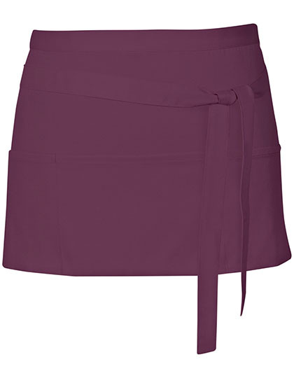 Link Kitchen Wear Cocktail Apron Aubergine (ca. Pantone 5115)