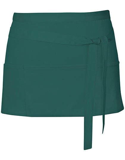 Link Kitchen Wear Cocktail Apron Bottle Green (ca. Pantone 560)