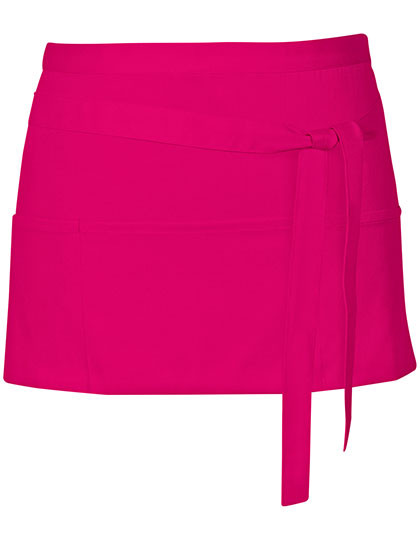 Link Kitchen Wear Cocktail Apron Hot Pink (ca. Pantone 241c)