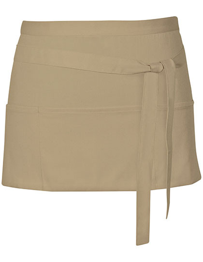 Link Kitchen Wear Cocktail Apron Khaki (ca. Pantone 7503)