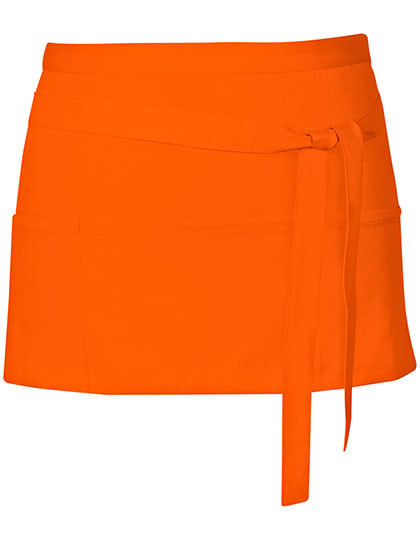 Link Kitchen Wear Cocktail Apron Orange (ca. Pantone 1655)