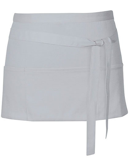 Link Kitchen Wear Cocktail Apron Pale Grey (Silver) (ca. Pantone 428)