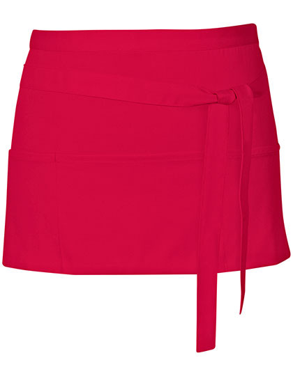 Link Kitchen Wear Cocktail Apron Red (ca. Pantone 200)