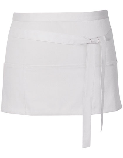 Link Kitchen Wear Cocktail Apron White