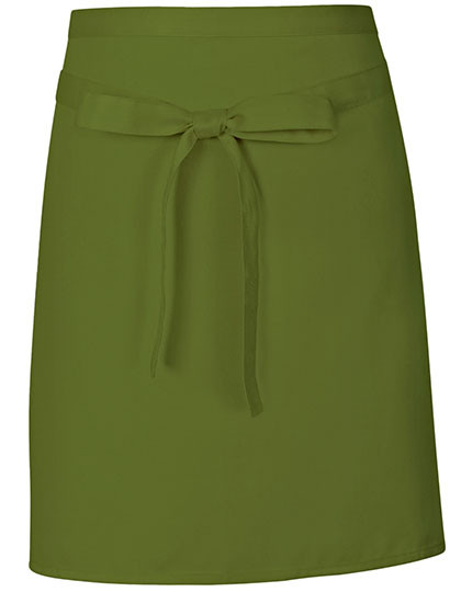 Link Kitchen Wear Pizza Apron Olive (ca. Pantone 378)