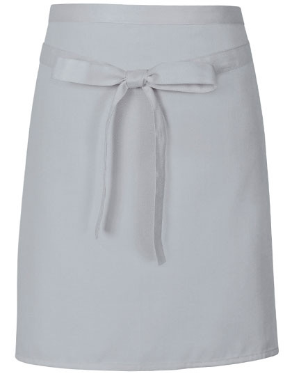Link Kitchen Wear Pizza Apron Pale Grey (Silver) (ca. Pantone 428)