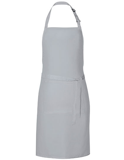 Link Kitchen Wear Grill Apron Pale Grey (Silver) (ca. Pantone 428)