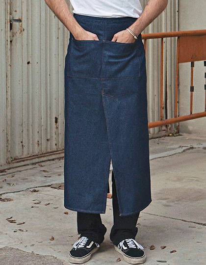 Link Kitchen Wear Jeans Bistro Apron With Split