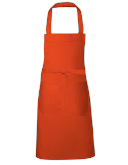 Link Kitchen Wear Hobby Apron - EU Production Orange (ca. Pantone 1655)
