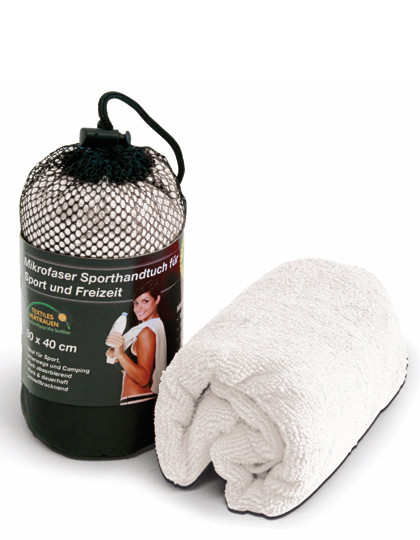 L-merch Sport-Handtuch White