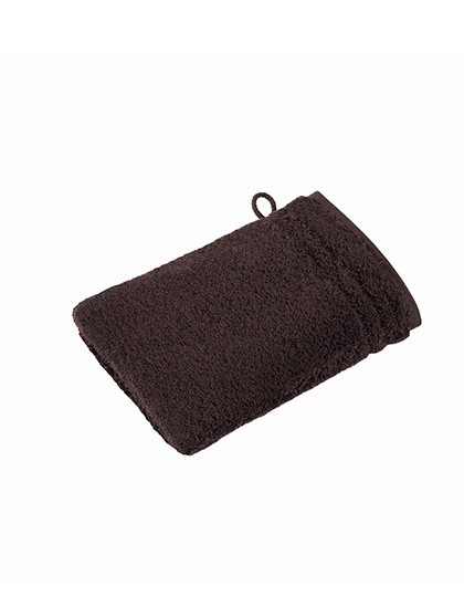 Vossen Vienna Style Supersoft Waschhandschuh Darkbrown