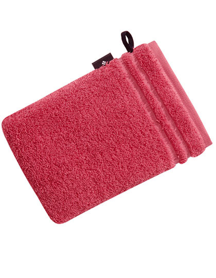 Vossen Vienna Style Supersoft Waschhandschuh Maroon