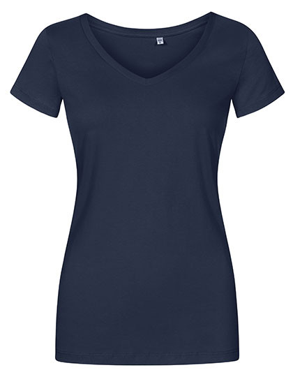X.O by Promodoro Women´s V-Neck T-Shirt French Navy