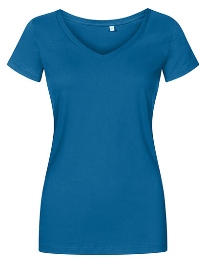 X.O by Promodoro Women´s V-Neck T-Shirt Petrol