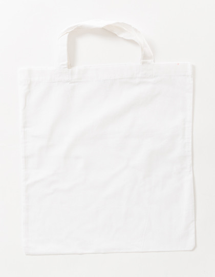 Printwear Cotton Bag Colored Short Handles White