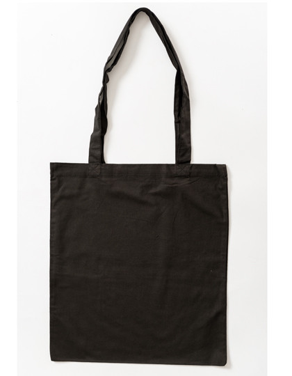 Printwear Cotton Bag Colored Long Handles Black
