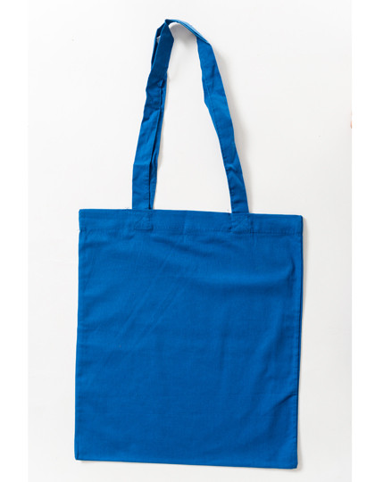 Printwear Cotton Bag Colored Long Handles Blue (ca. Pantone 2935U-HKS 43-44)