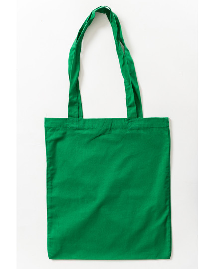 Printwear Cotton Bag Colored Long Handles Dark Green (ca. Pantone 347U-HKS 57)