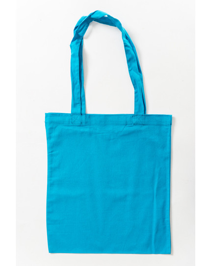 Printwear Cotton Bag Colored Long Handles Light Blue (ca. Pantone 306U-HKS 47)