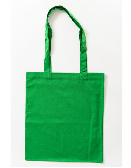 Printwear Cotton Bag Colored Long Handles Light Green (ca. Pantone 355U-HKS 64)
