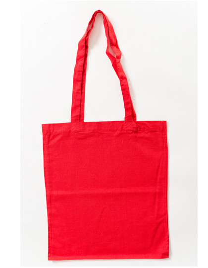 Printwear Cotton Bag Colored Long Handles Red (ca. Pantone 032U-HKS 13-14)