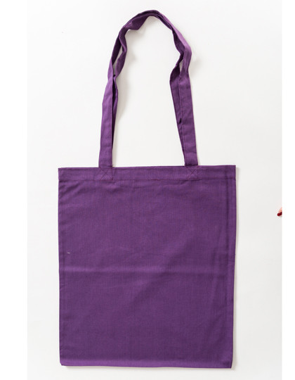 Printwear Cotton Bag Colored Long Handles Violet (ca. Pantone 2603U-HKS 37)