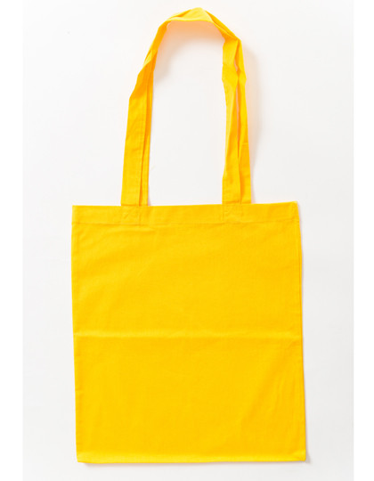 Printwear Cotton Bag Colored Long Handles Yellow (ca. Pantone 115U-HKS 04)