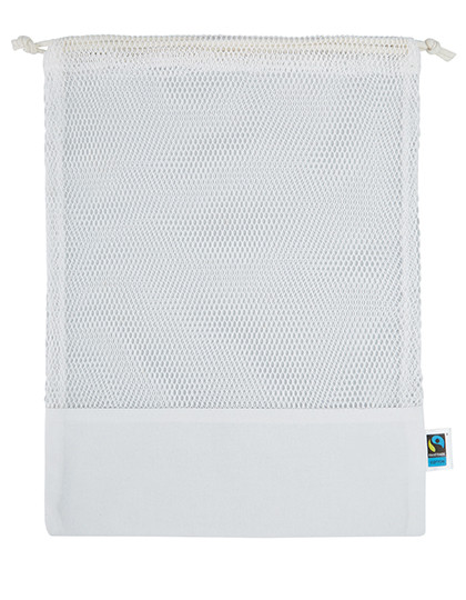 Printwear Fairtrade Cotton Mesh Bag White