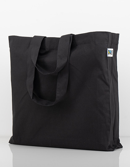 Printwear Fairtrade Cotton Oversized Bag Black