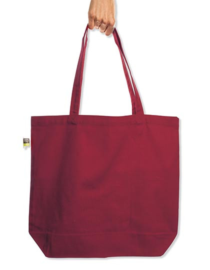 Printwear Fairtrade Cotton Oversized Bag Burgundy (ca. Pantone 209 C)