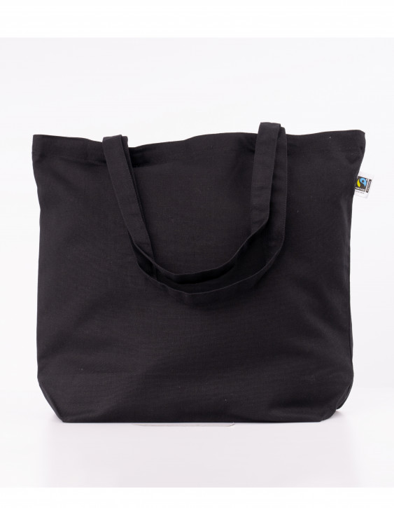 Printwear Fairtrade Cotton Canvas Bag Black