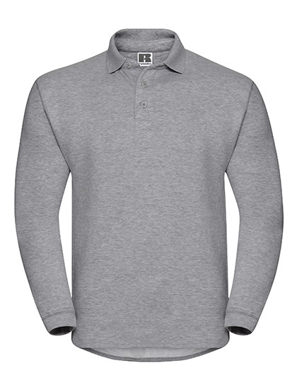 Russell Heavy Duty Workwear Collar Sweatshirt Light Oxford (Heather)