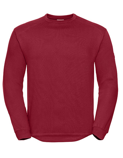 Russell Heavy Duty Workwear Sweatshirt Classic Red